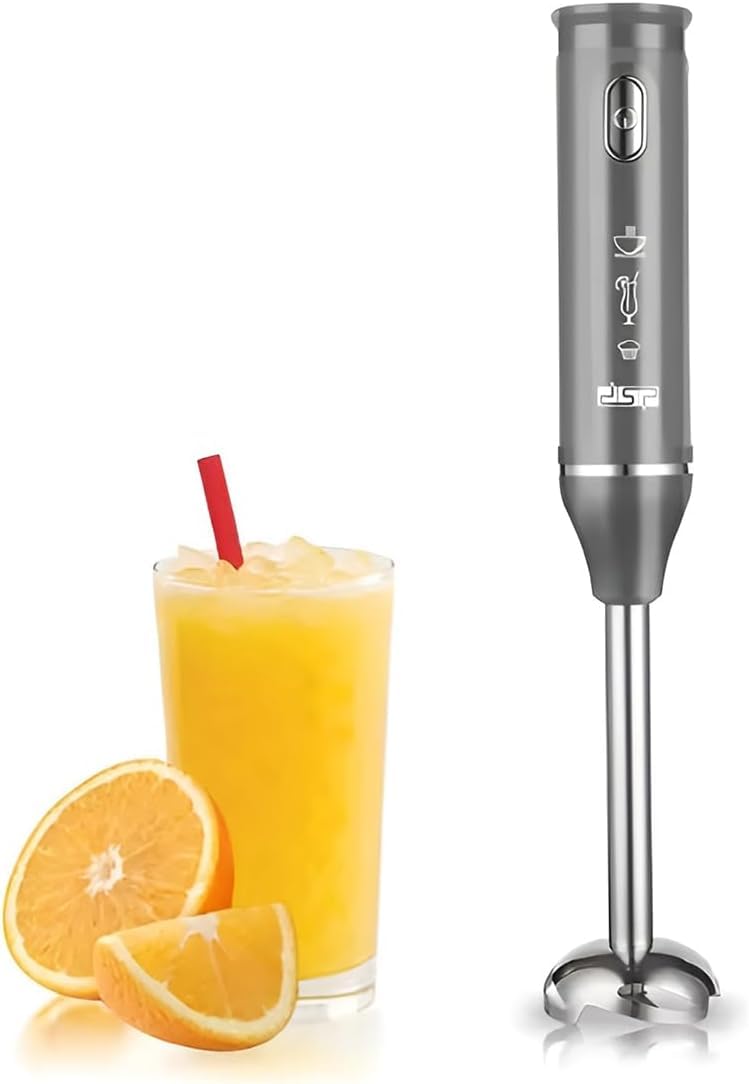 Hand Blender 200W Stainless Steel Blades Detachable Parts Easy Cleaning Single Speed Stick Blender Smoothie Maker With Copper Motor KM1094