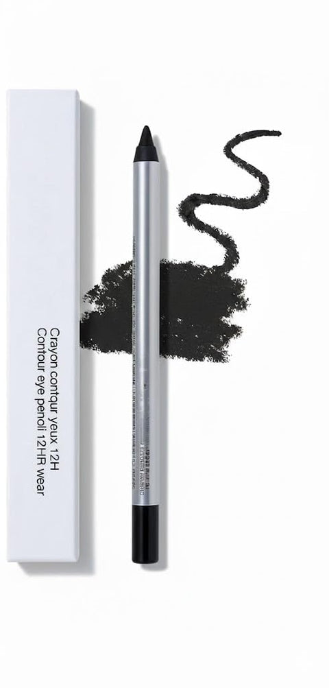 1PCS EYELINER PIENCIL 12 HR WEAR WATERPRROF and Long Lasting Eyeliner Smooth and Creamy Formula Eye Makeup Colour BLACK -Soft & Creamy