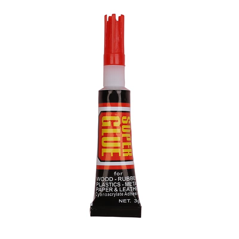 Super Glue Multi-Purpose Adhesive, 3g, for Wood, Rubber, Plastics, Metal, Paper and Leather
