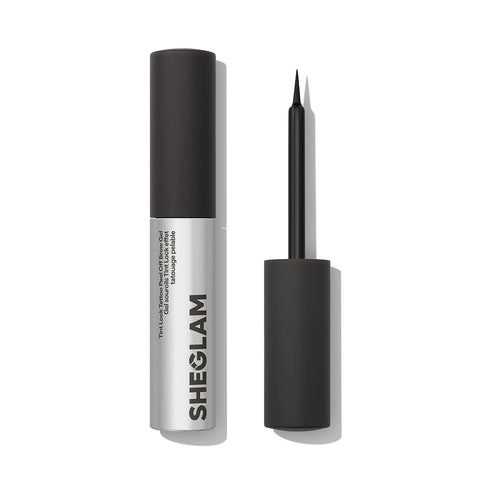 SHEGLAM Tint Lock Tattoo Peel Off Eyebrow Gel Removable Eyebrow Dye Adjustable Eyebrow Brow - Ebony