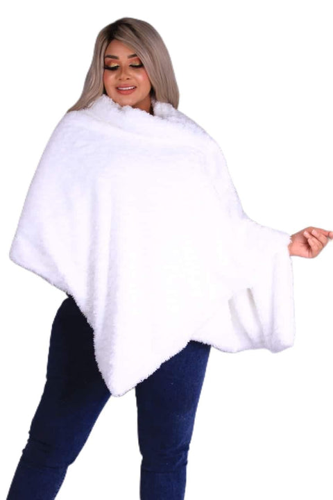 Moro Moro 3 Luxury Women's Faux Fur Shawl Wrap Shawl Scarf Fur Lined