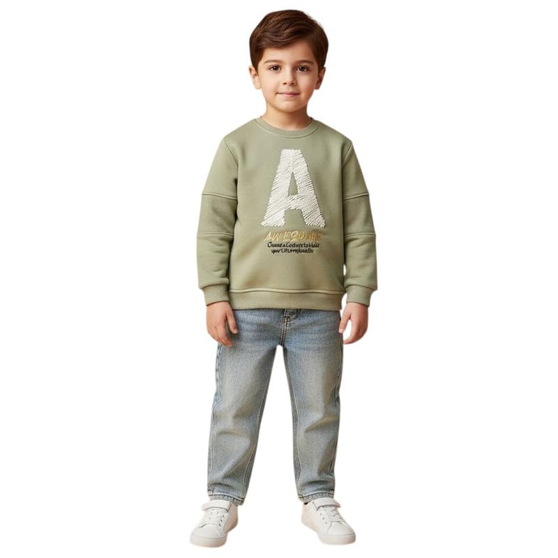 Tia Kids Cotton Awesome Sweatshirt for Boys