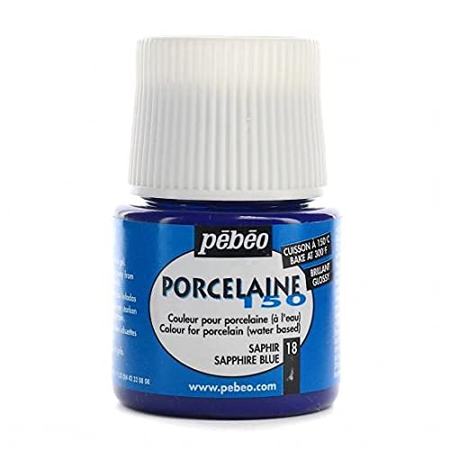 18-PEBEO Porcelaine Paint - 45 ml bottle Sapphire Blue