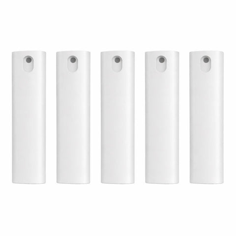 Mini Spray bottles, Small Refillable Containers Set, Empty Fine Mist, Mini Travel Bottle, Suit for Travel, Perfume, Cosmetic, Make-up, Hair Spray and other Liquids- 10ml (5, White)
