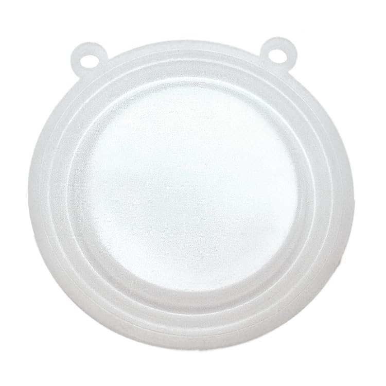 2 Pcs Clear Gas Heater Compatible with Gas Heater 10L - Gas Water Heater - 10 liter - Parts Seal Pressure Rubber gasket Round Membrane Clear Silicone Two Ears for valve water round plate