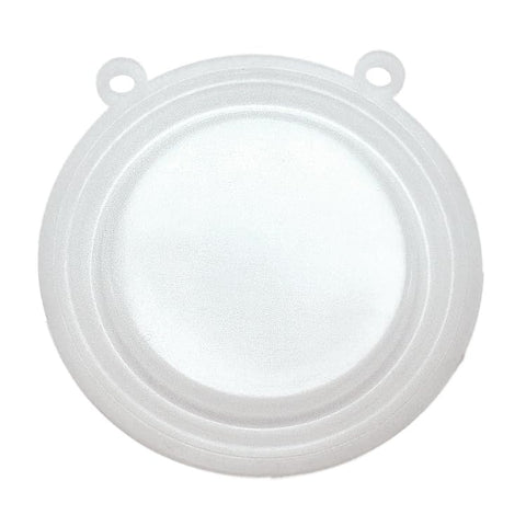 2 Pcs Clear Gas Heater Compatible with Gas Heater 10L - Gas Water Heater - 10 liter - Parts Seal Pressure Rubber gasket Round Membrane Clear Silicone Two Ears for valve water round plate