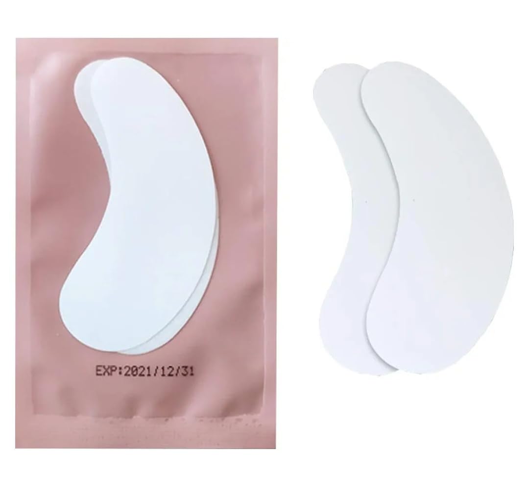 (50 Pairs) Eye Patches for Eyelash Extensions Under Eye Eyelash Extension Non-woven Lint Free Eyelash Extension Patches for Professional Salon Individual Eyelash Extensions
