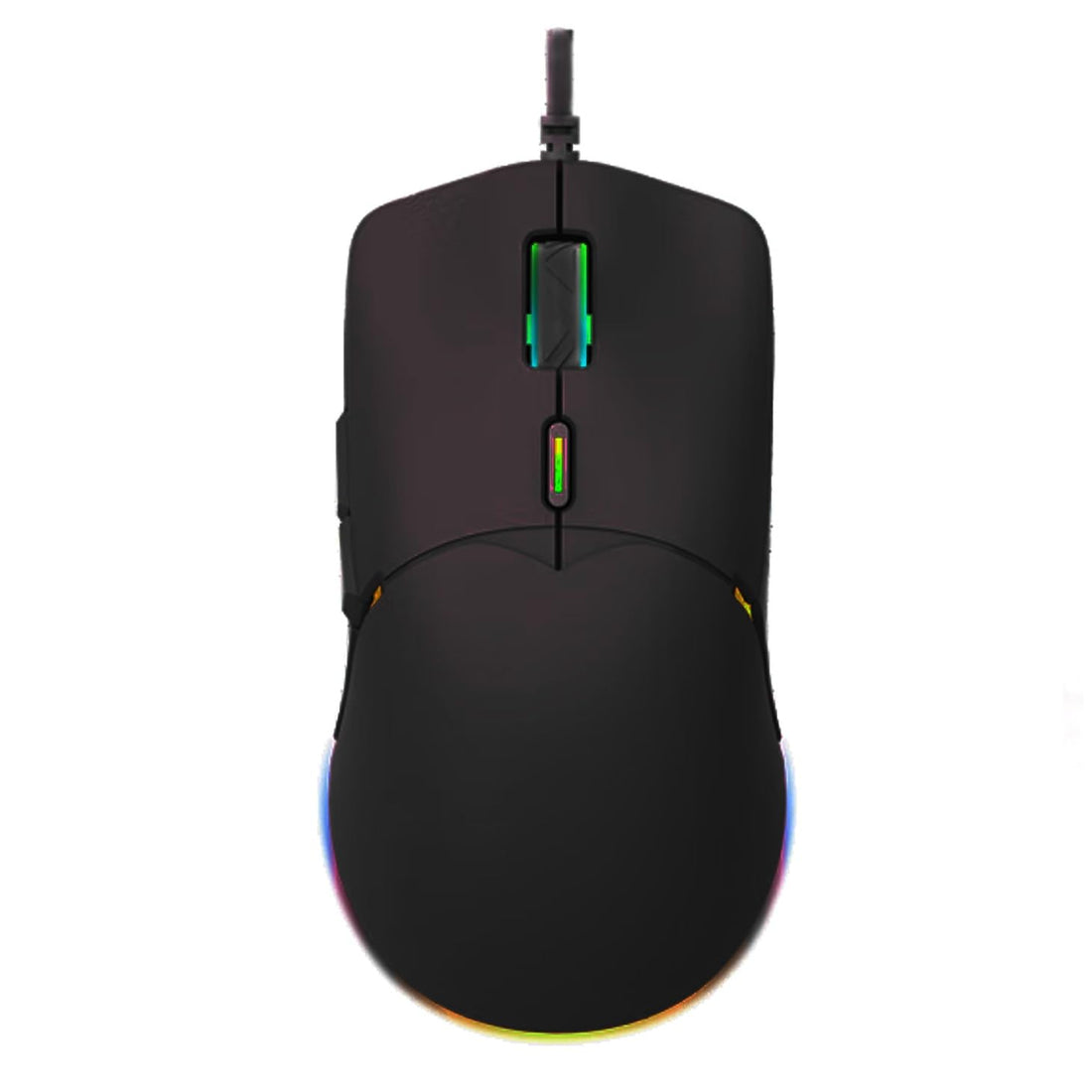 ZIDLI M80 Gaming Mouse Ergonomic – RGB Backlight – 8800 DPI – 6 Buttons – 3 million click life time – Weigh 69g | Black