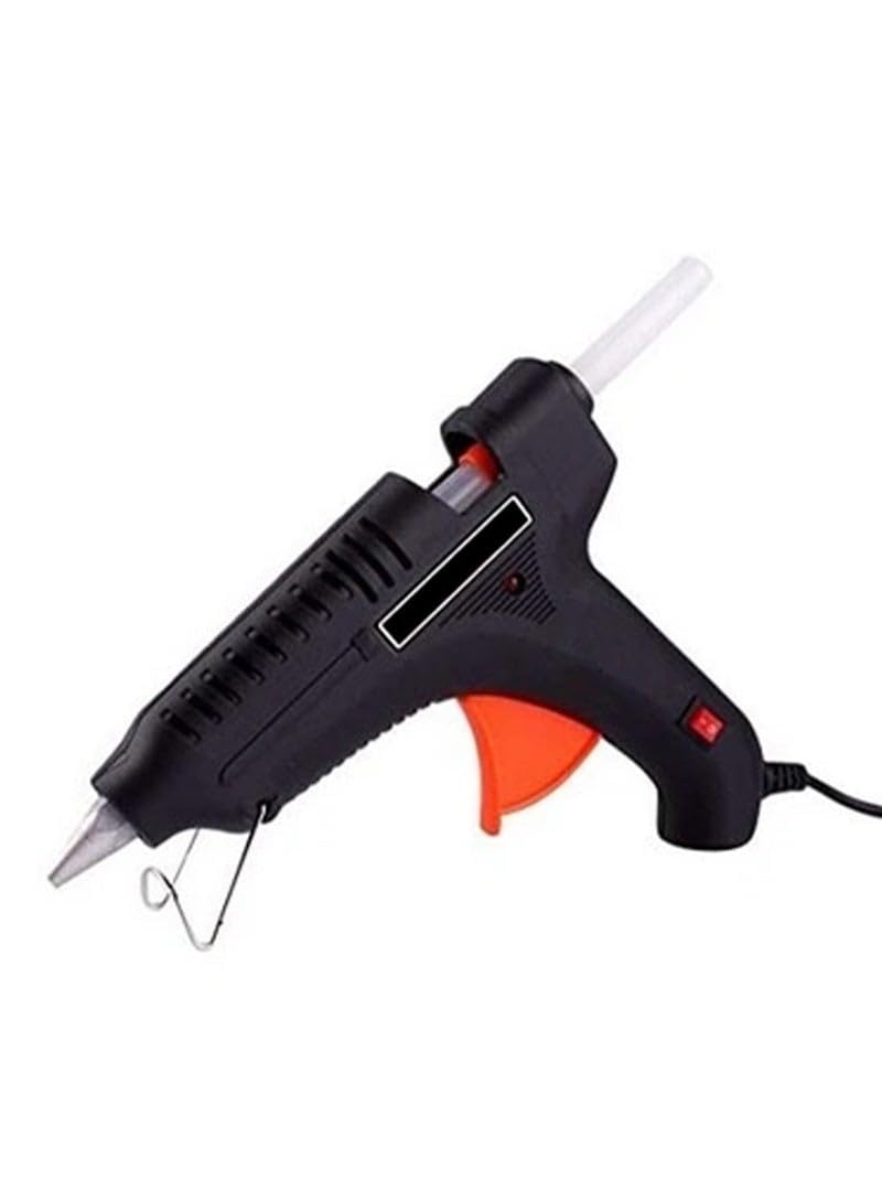 Melt Glue Gun with 80W Triple Power, Fast and Practical for Arts and Crafts, Home Stamping, Toys, Repairs and Craft Projects - black