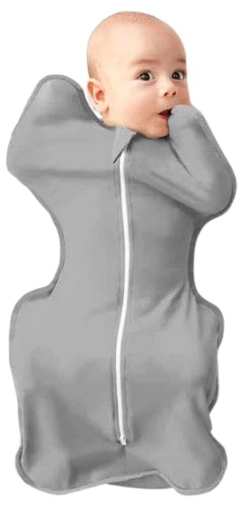 Mamas Gift Swaddle Up Baby Wrap – Arms-Up Swaddle for 0–3 Months, Long Zipper, Soft Breathable Cotton, Ergonomic Anti-Startle Design for Safe & Restful Sleep