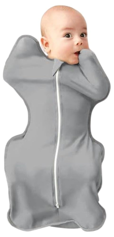 Mamas Gift Swaddle Up Baby Wrap – Arms-Up Swaddle for 0–3 Months, Long Zipper, Soft Breathable Cotton, Ergonomic Anti-Startle Design for Safe & Restful Sleep