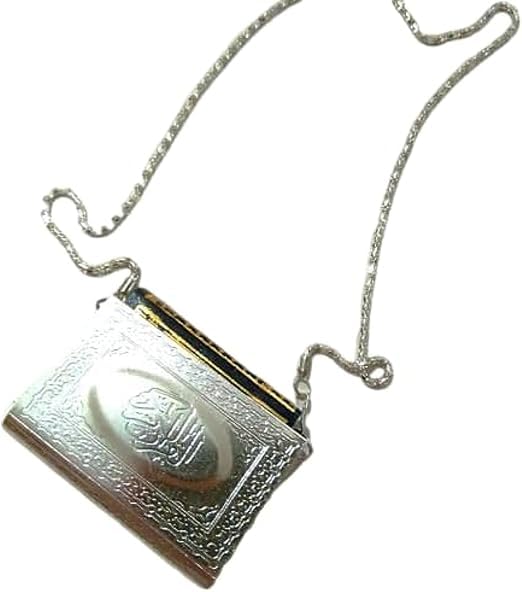 Stainless Steel Silver Mini Quran Hanging for Car/Wall/Door