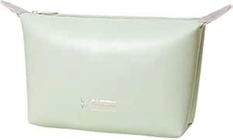 Toiletry Bag Women's Cosmetic Bag Travel PU Leather Makeup Bag Waterproof Portable Wash Bag for Men Women (Mint Green)