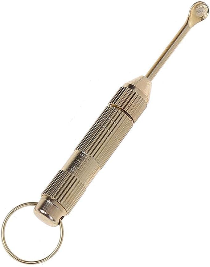 4 in1 Mini Portable Golden Opener Screwdrivers Ear Pick Ear Cleaner Keychain Kit Fashion Beauty and Personal Care