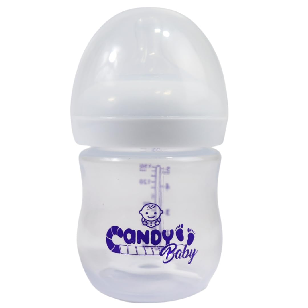Candy Baby Feeding Bottle BPA Free For Unisex-White-150ml