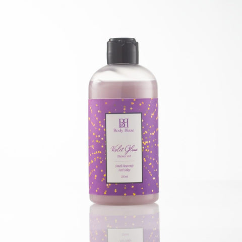 Body Blaze Shower Gel - Cleanse, Hydrate, and Refresh Your Skin. (Violet Glow)
