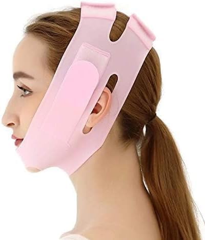 gold ston Silicone V Face Mask For Face Lift | Facial Slimming Bandage For Chin & Cheek | Double Chin Reducer For Women & Men | Skin Tightening Belt For Slim Lift, 1 Count