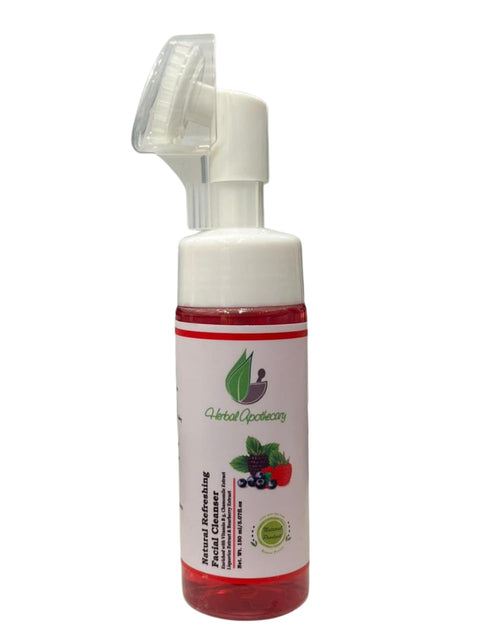 Herbal Apothecary Natural Refreshing Facial Cleanser, Raspberry, Licorice & Chamomile, For All Skin Types, 150 ml