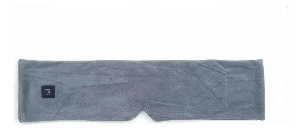 Volura Electric Heating Blanket, Grey, 17 x 69 cm, for Menstrual Pain Relief, Eye, Neck, Back Pain