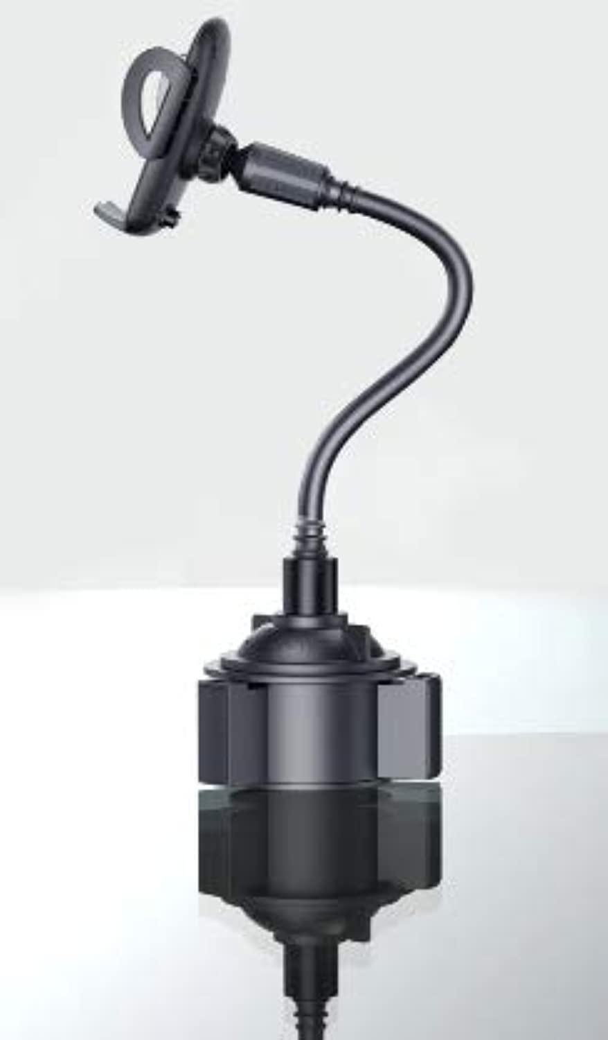 Yesido C112 360° Rotation Flexible Arm Car Gooseneck Cup Holder Mobile Phone GPS Air Vent Mount for 50-90mm Width Devices for All Smartphones - Black