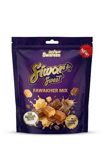 Swareen 2 Sweet Toffee Mix, Chocolate, Coffee and Toffee, Premium Quality, Original Taste, 500g Bag