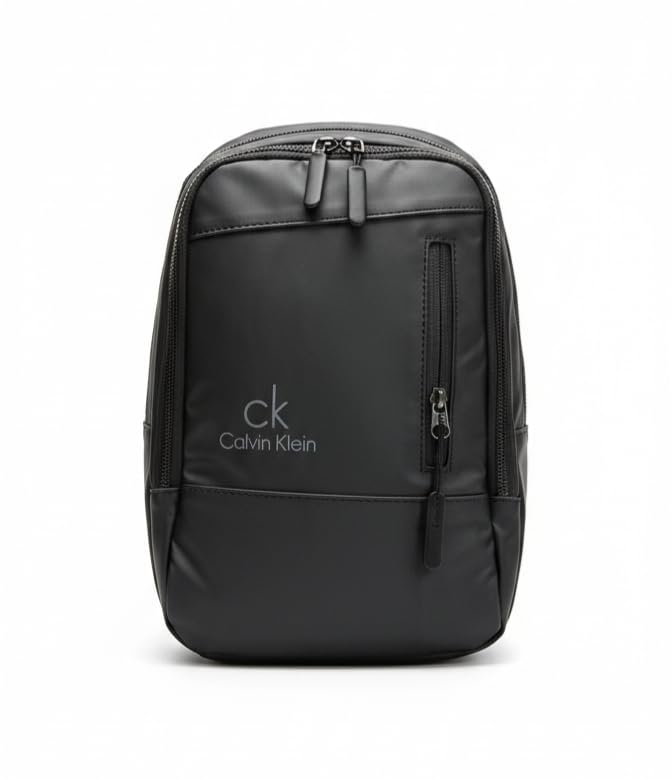 Front Cross Bag, 40 cm x 16 cm x 5 cm Size, Black