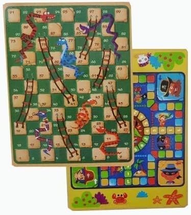 These Traditional Snakes&Ladders and Ludo games are always fun to play with your little ones.