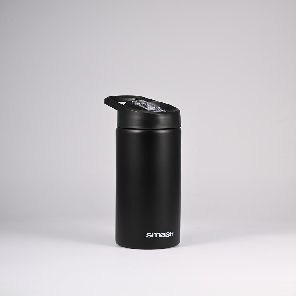 Smash STAINLESS STEEL SIPPER bottle 750ML BLACK