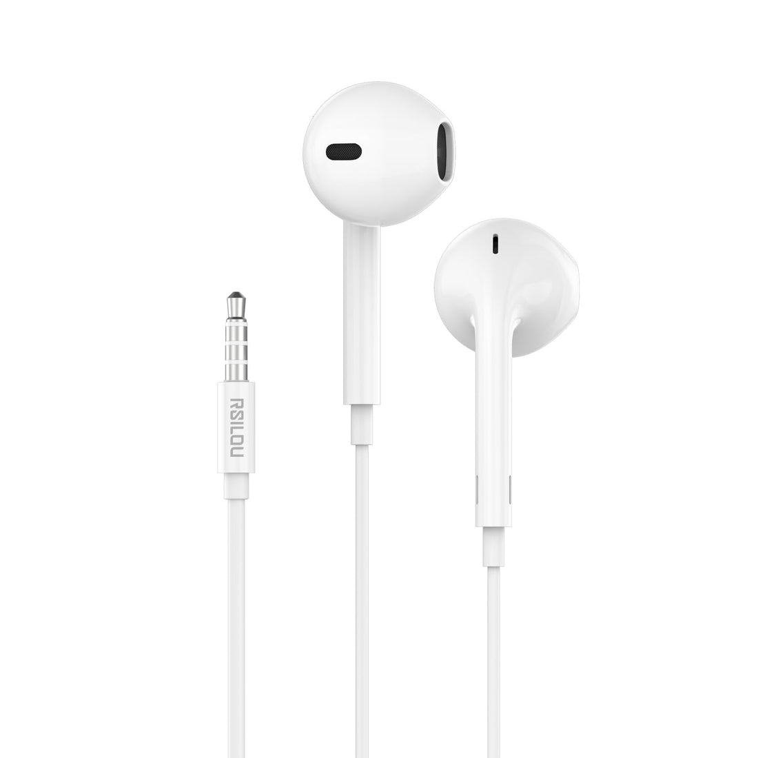 Rsilou R3506 Wired earphone with plug，Full-feature inline controls one-button answer,HD microphone, 2.14.2mm dynamic speaker unit,surround sound, HiFi quality | 12 month local warranty