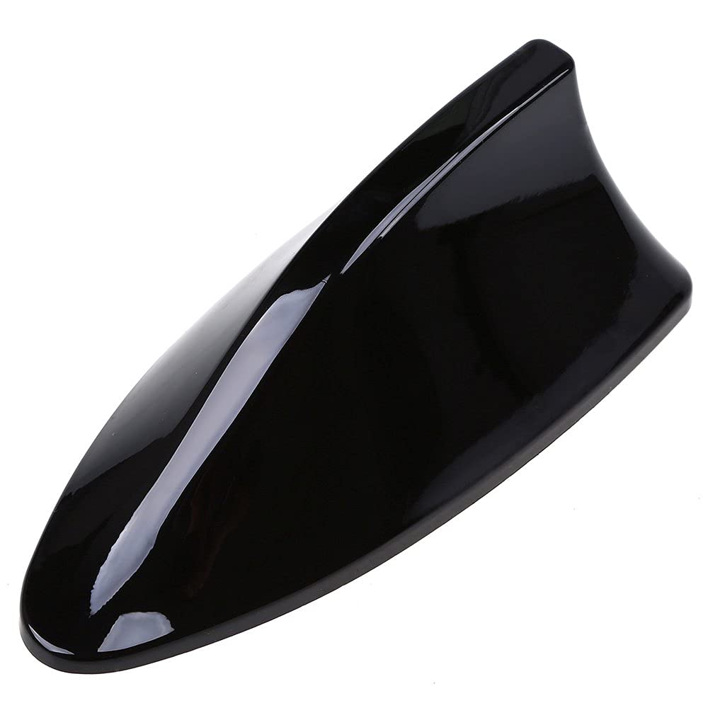 Car Antenna Possbay Shark Fin Antenna AM/FM Radio Signal for Car SUV Truck Van with Adhesive