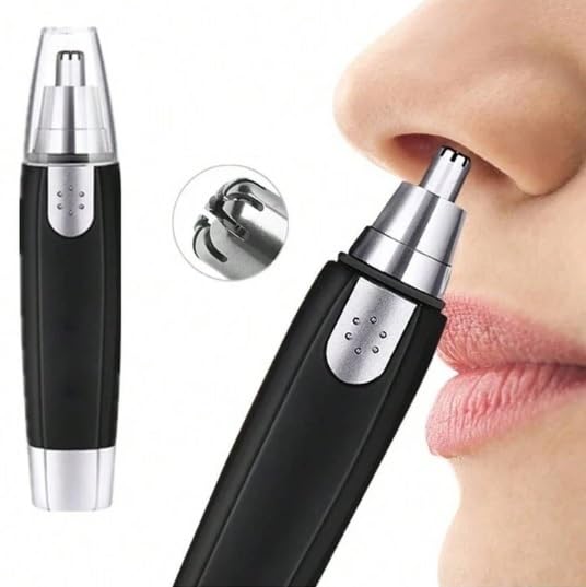 1pc Nose Hair Trimmer Electric Men's Nose Ear Hair Trimmer Razor Clippers With Cleaning Brush