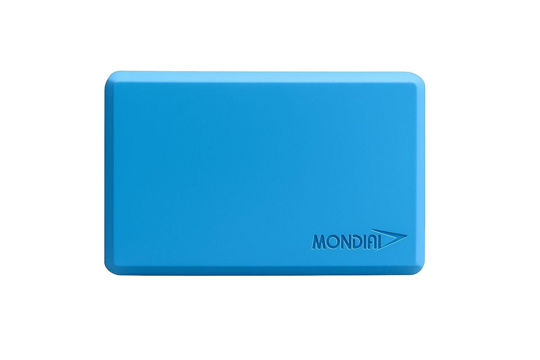 Mondiall Yoga Block – High-Density Foam Support Brick for Balance, Stretching & Pilates Training