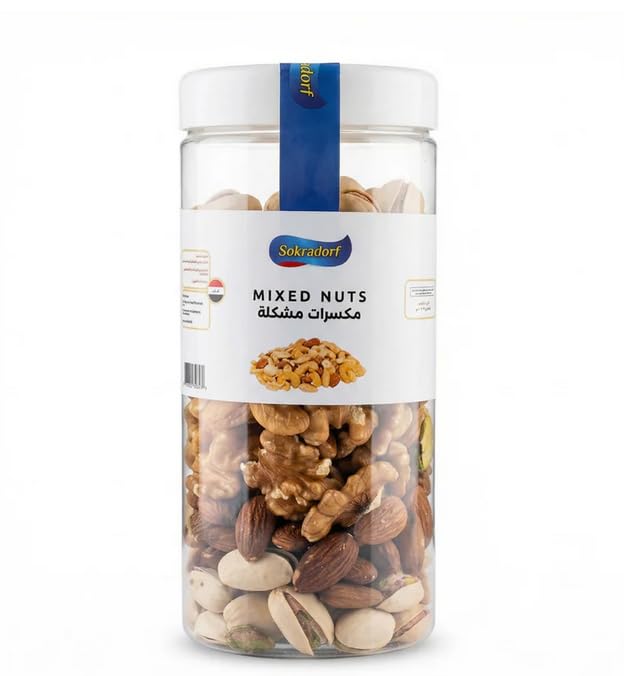 Sokradorf Mixed Nuts – Premium Assorted Nuts – Almonds, Cashews, Pistachios & Walnuts – 250g