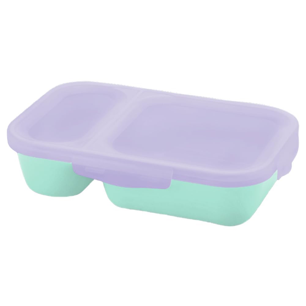 Smash Lunch Box Duo Bento 680ml Teal/Purple