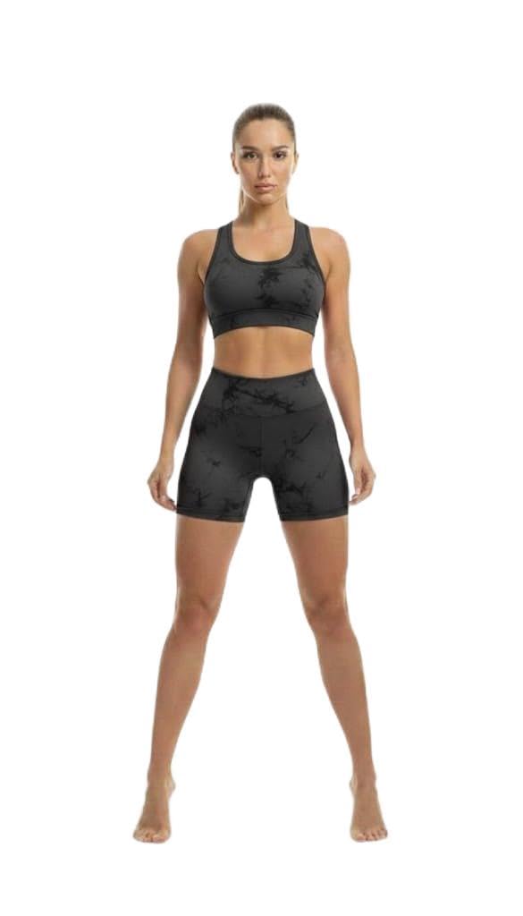 Women's High Waist Leggings and Sports Top Set Comfortable Stretch Material Suitable for Workout, Gym, Walking, Yoga and Daily Activities, Stylish and Stylish Design