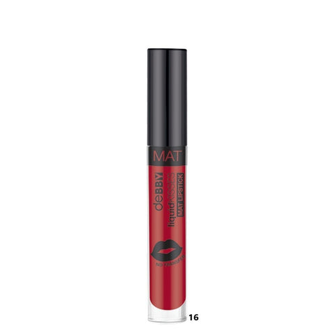 DEBBY LIQUIDKISSES MAT 16 flamenco red