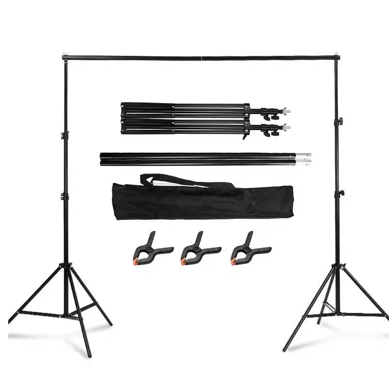 Professional Photo Studio Backdrop Stand 2 * 2 Photo Studio Backdrop,Lightweight Aluminum Tripod Support System with Stand Bag for Stand,Video,Party,Wedding,Photography Brands,Products