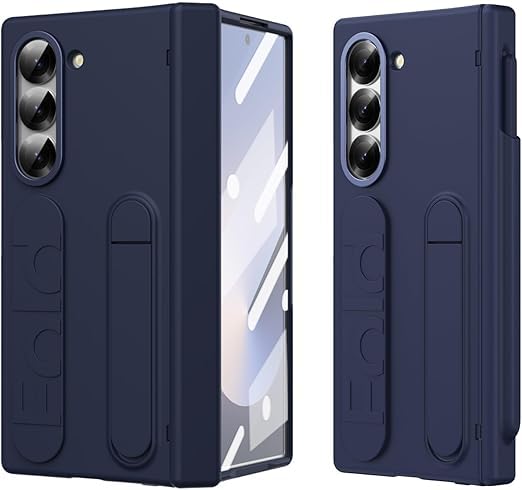 Next Store Compatible with Samsung Galaxy Z Fold 5 Case PC All-Inclusive Protection Shockproof Anti-Scratch Camera Protector Hinge Protection Stylish Design (Blue)