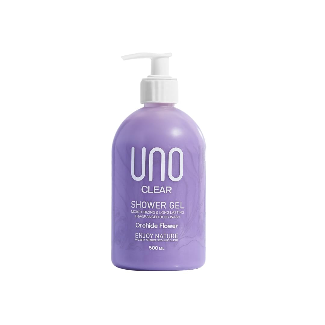 UNO Clear Creamy Shower Gel With The Scent Of Orchide Flower - 500 ml