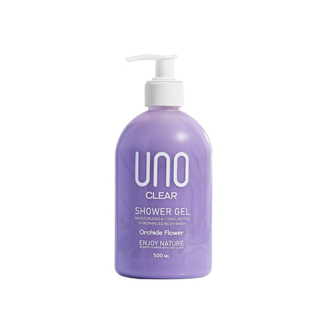 UNO Clear Creamy Shower Gel With The Scent Of Orchide Flower - 500 ml