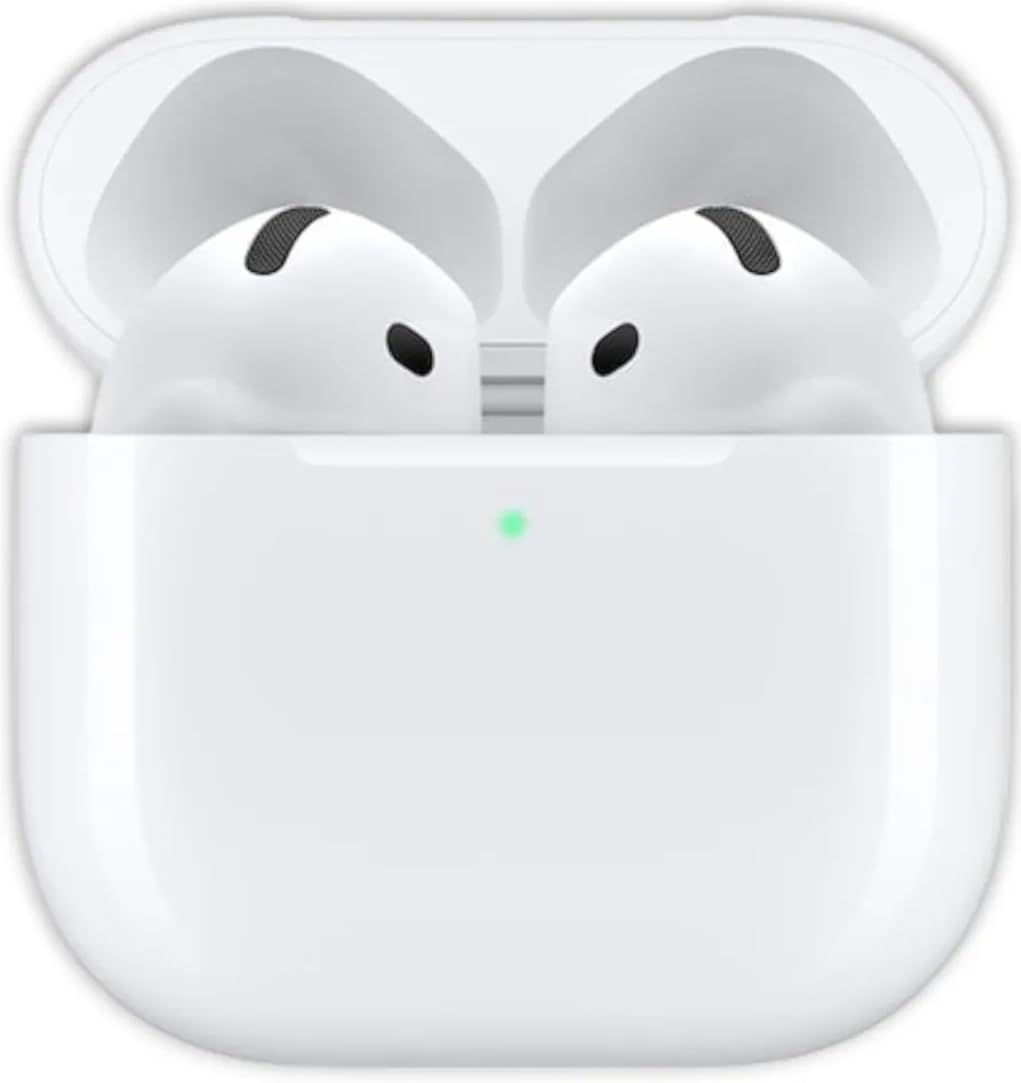 Wireless Earbuds Pro 4 Bluetooth Earphones with Charging Case White