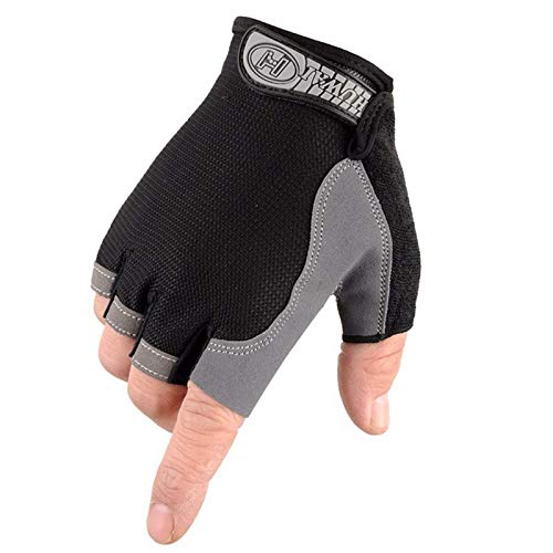 Fitness Half Finger Gloves - Free Size ,Multi Color