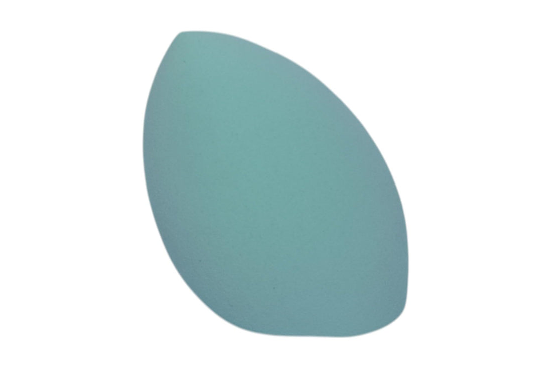 Teardrop Shaped Blending Makeup Sponge - Green