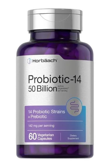 Probiotic-14 (50 Billion CFU) Digestive & Gut Balance – 60 Veg Capsules