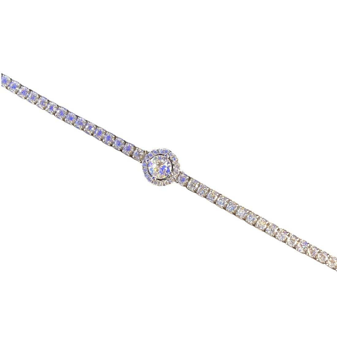 Women's 925 Swiss Silver White Gold Water Plated Bracelet ~ High Quality "Royal Bracelet"