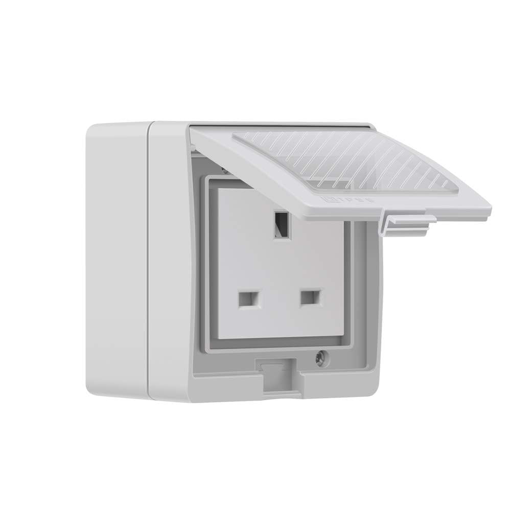 Smart Indoor Outdoor Wireless WiFi Socket with Google Home and Amazon Alexa EU Plug
