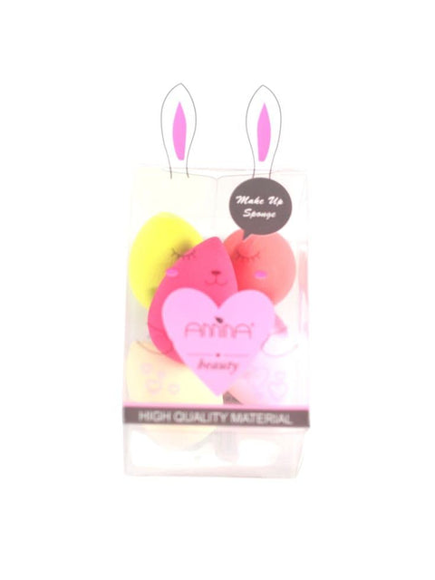 Annina Beauty Blender Sponge 5-Pieces and 4-Pieces Set, Multicolor,May be varied