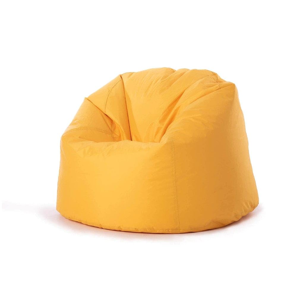 Starbags Water Proof Relaxing Pouf Chair Bean Bag - XL 80 * 70 cm - Yellow - For Sea, Garden, Home