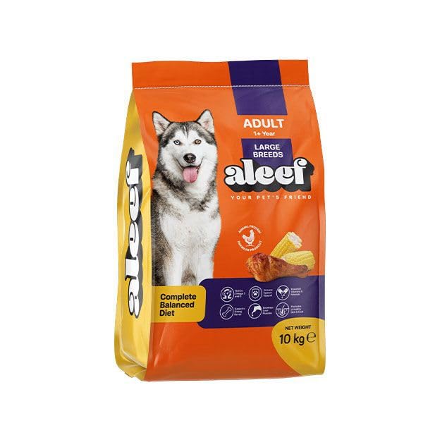 Aleef Dry Dog Food for Adult Large Breeds 10 kg