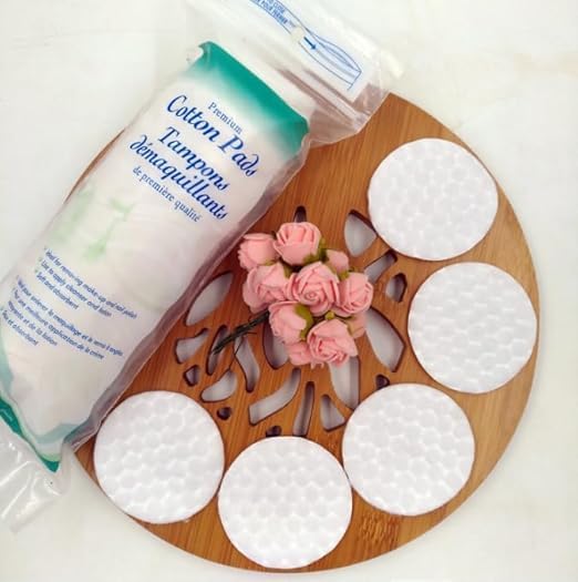 80 Count Cotton Round Pads for Cosmetics - Makeup Remover